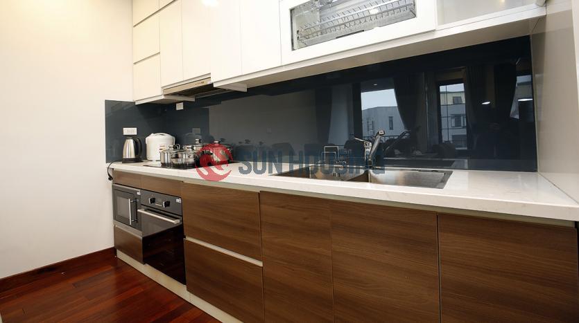 02-bed serviced apartment Tay Ho with bright and airy balcony