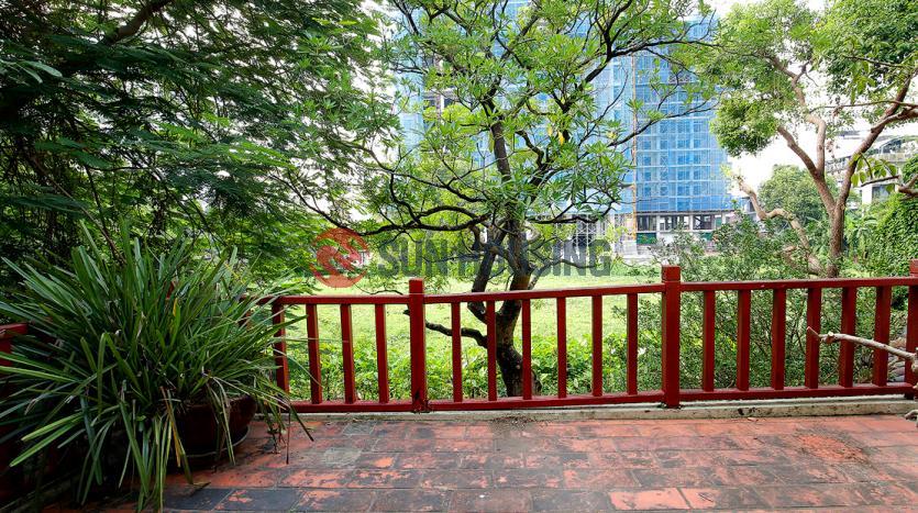 Ambassador size Tay Ho villa for rent, large garden