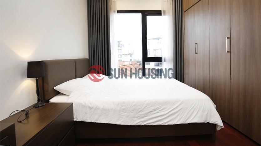 02-bed serviced apartment Tay Ho with bright and airy balcony