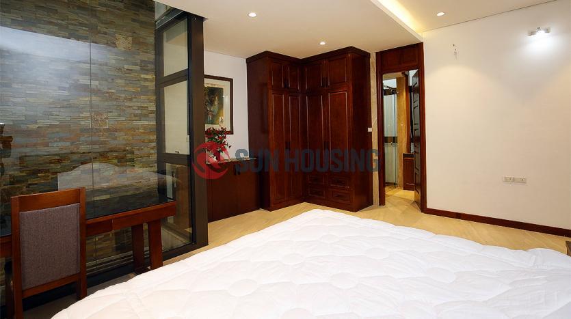 vFabulous apartment for rent in Westlake Hanoi, two bedrooms.