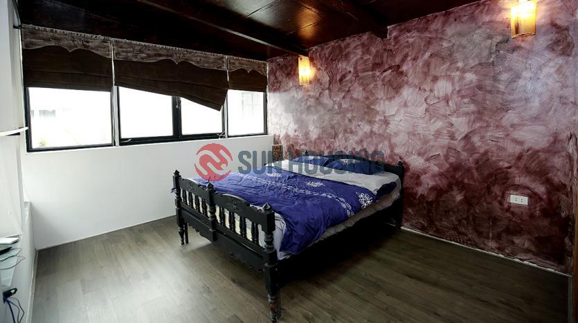 Artistic 3 bedroom house in Tay Ho road, semi-furnished