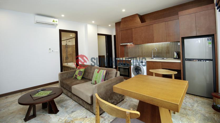 One-bedroom serviced apartment for rent in Westlake Hanoi