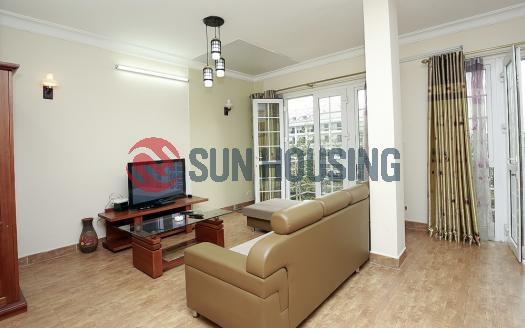 Large one-bedroom serviced apartment in Tay Ho with lake view