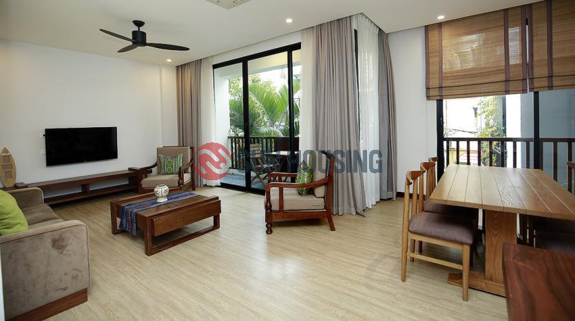 Three-bedroom serviced apartment for rent in Westlake Hanoi