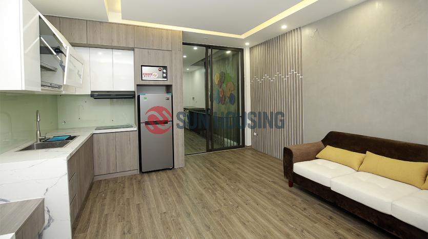 Large serviced apartment in Tay Ho with airy balcony