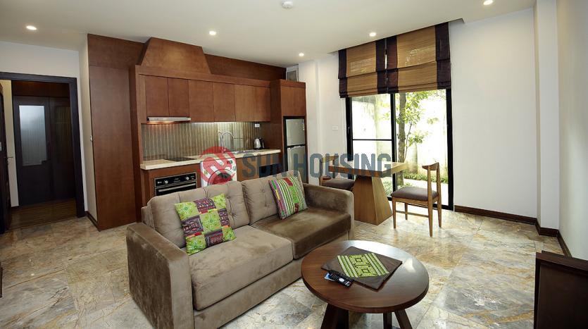 One-bedroom serviced apartment for rent in Westlake Hanoi