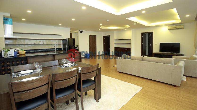 Large 3 bedrooms apartment for rent in Tay Ho Hanoi
