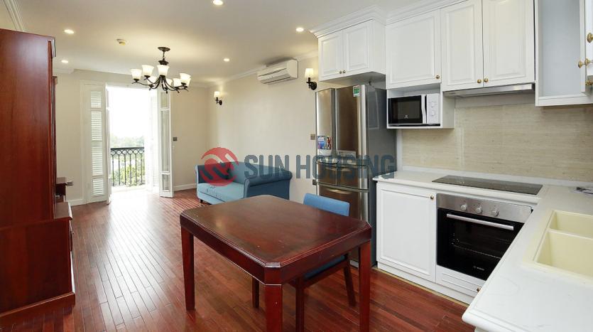 Large one-bedroom serviced apartment in Tay Ho, Xom Chua