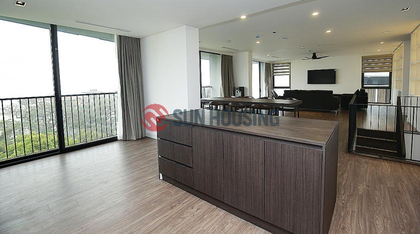 Extremely beautiful lake view 3br penthouse Westlake Hanoi