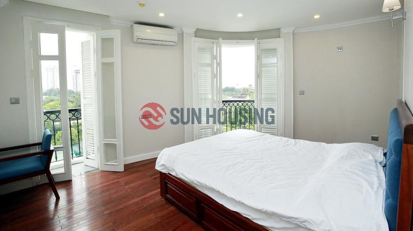 Large one-bedroom serviced apartment in Tay Ho, Xom Chua