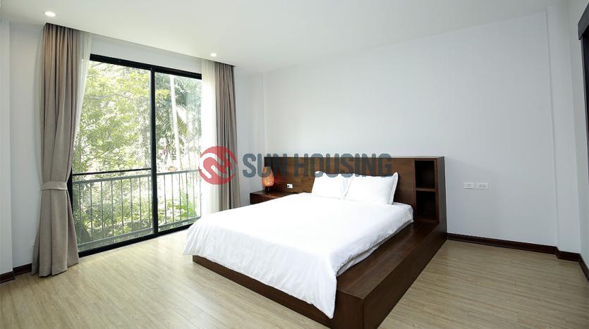 Three-bedroom serviced apartment for rent in Westlake Hanoi