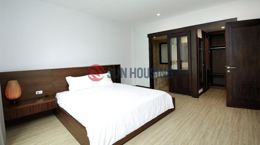 Three-bedroom serviced apartment for rent in Westlake Hanoi