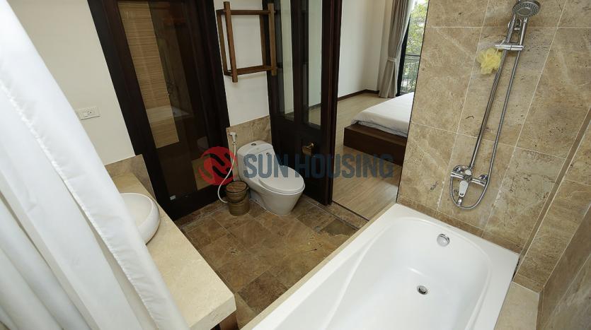 Three-bedroom serviced apartment for rent in Westlake Hanoi