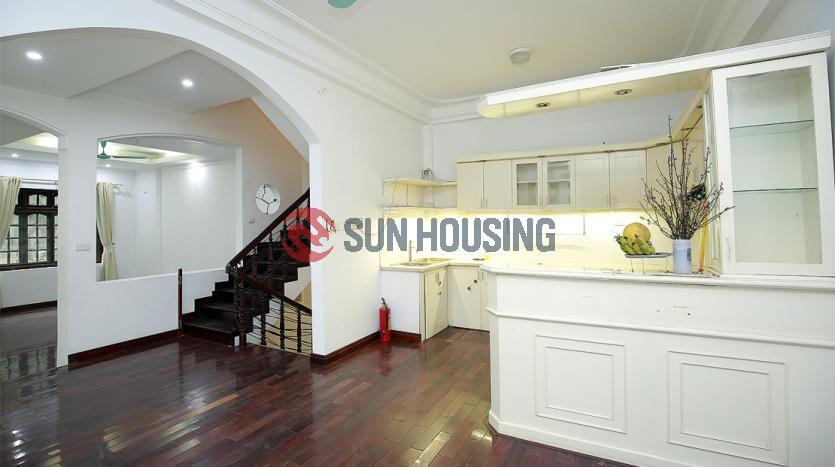 House for rent in Tay Ho Hanoi, 4 bedrooms French style