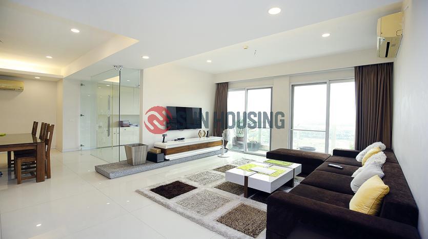 Renovated three bedroom apartment E5 Ciputra Hanoi – on the high floor