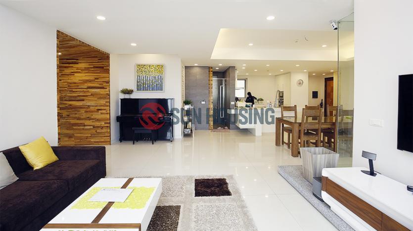 Renovated three bedroom apartment E5 Ciputra Hanoi – on the high floor