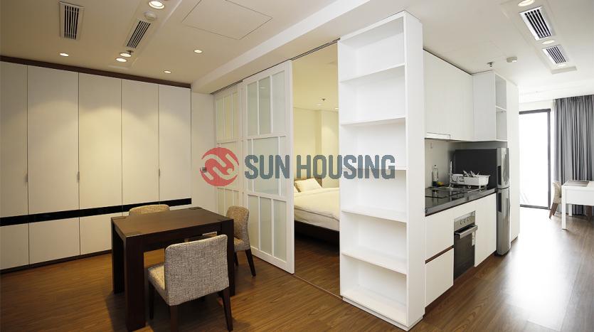 01-bedroom apartment in Tay Ho with lake view and balcony