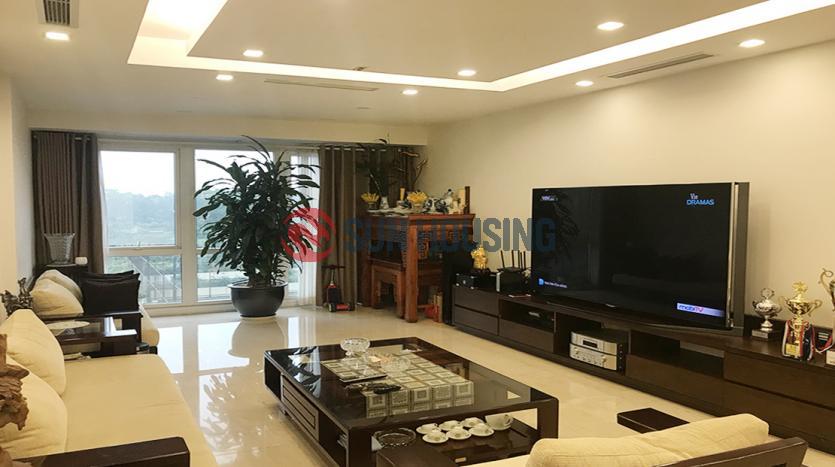 Apartment for rent in Ciputra Hanoi, P building and low floor