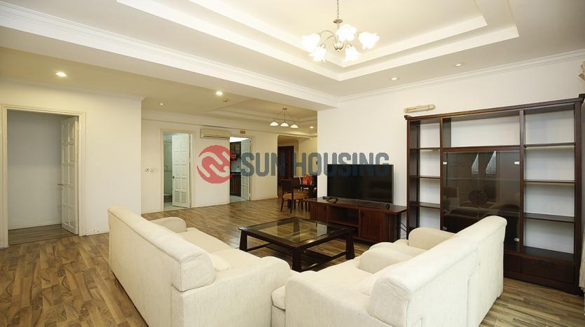 Partly-furnished 4 bedroom apartment Ciputra Hanoi, good condition