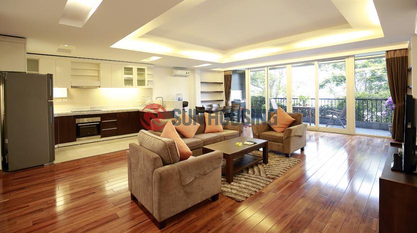 Extremely beautiful three bedroom apartment face to the Westlake Hanoi