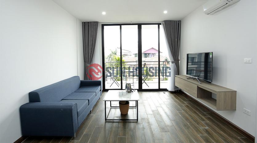 Serviced apartment Westlake Hanoi Balcony with coffee table