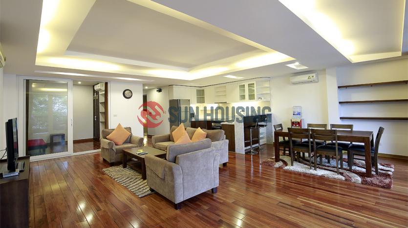 Extremely beautiful three bedroom apartment face to the Westlake Hanoi