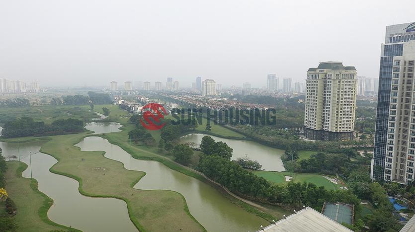 Unfurnished 03-bedroom apartment Ciputra Hanoi with inner lake view