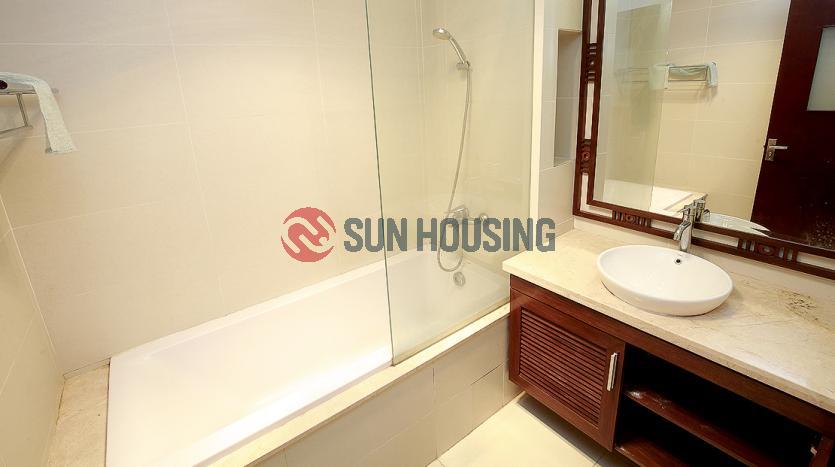 Apartment in Tay Ho 110 sqm with open kitchen and balcony