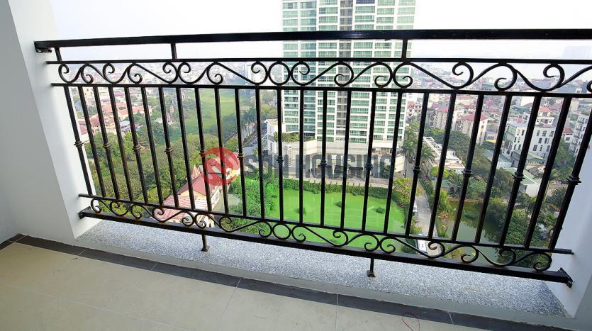City viewing two bedroom apartment D’. Le Roi Soleil Tay Ho Hanoi