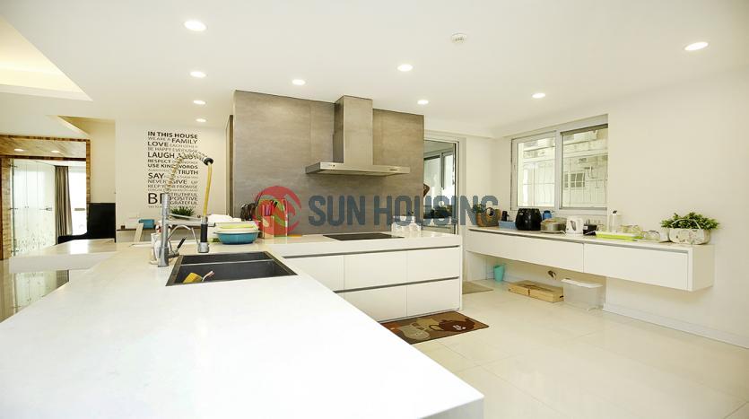 Renovated three bedroom apartment E5 Ciputra Hanoi – on the high floor