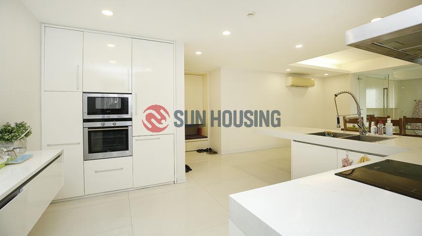 Renovated three bedroom apartment E5 Ciputra Hanoi – on the high floor