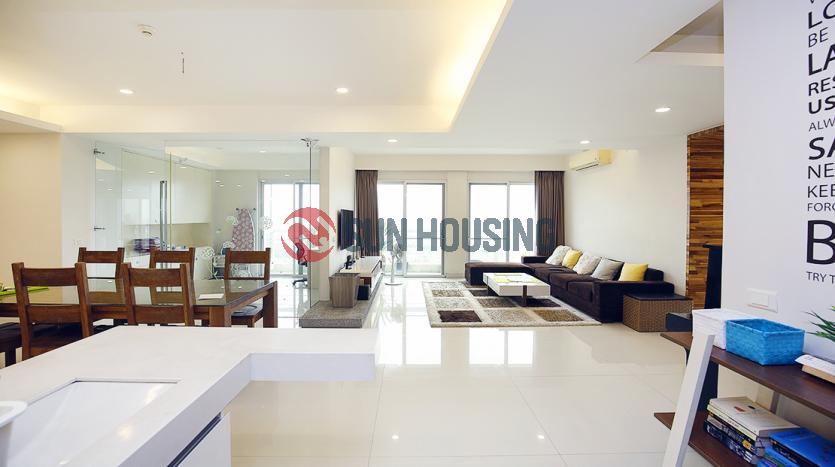 Renovated three bedroom apartment E5 Ciputra Hanoi – on the high floor