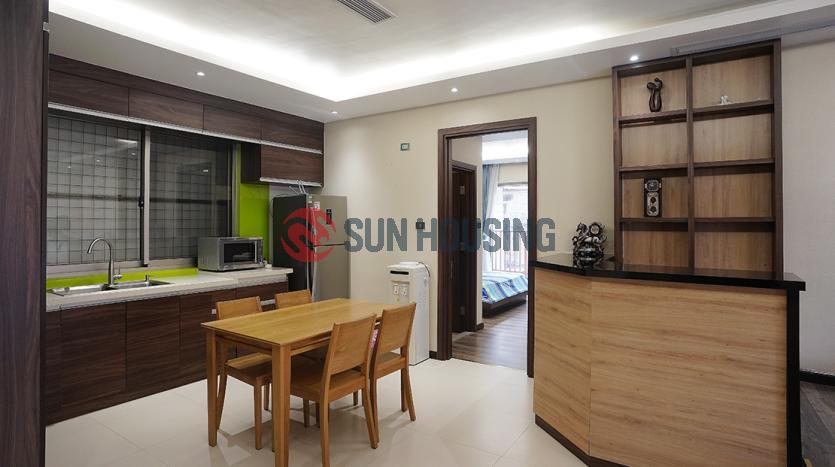 Apartment in Ba Dinh with full services and flowery balcony