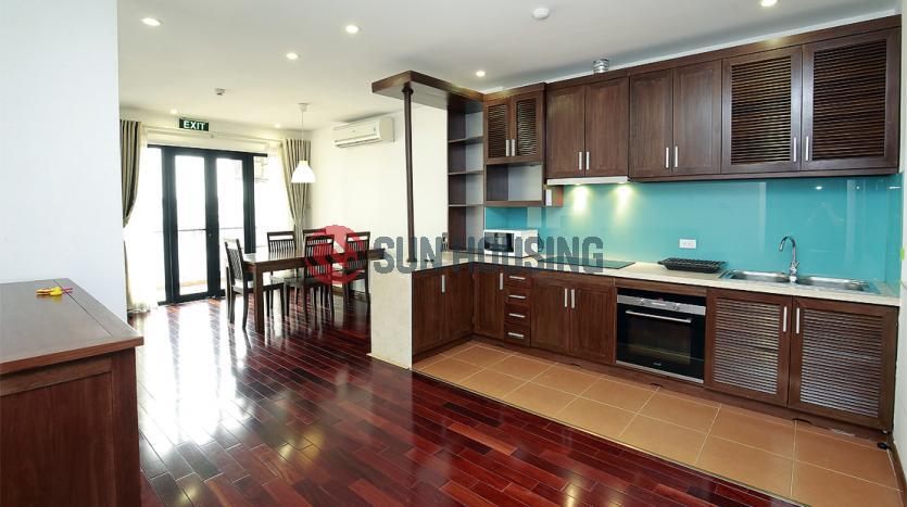 Apartment in Tay Ho 110 sqm with open kitchen and balcony