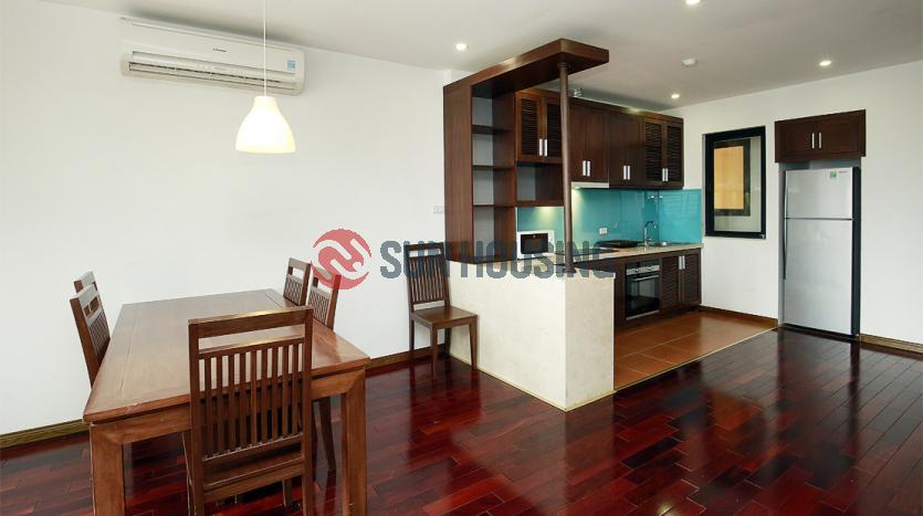 Apartment in Tay Ho 110 sqm with open kitchen and balcony