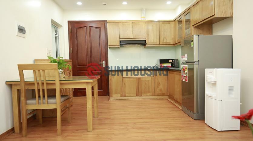 Lovely 02-bedroom serviced apartment in Ba Dinh in white color