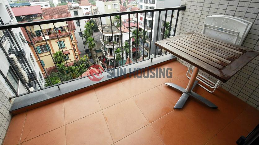 Apartment in Tay Ho 110 sqm with open kitchen and balcony