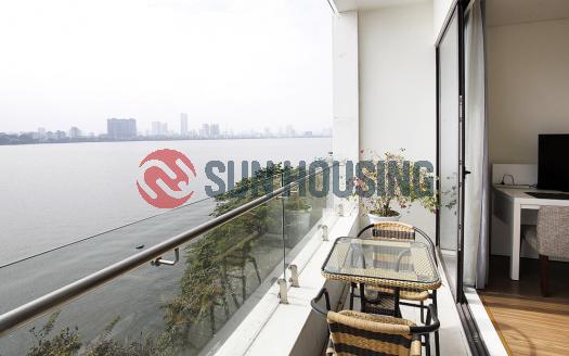 01-bedroom apartment in Tay Ho with lake view and balcony