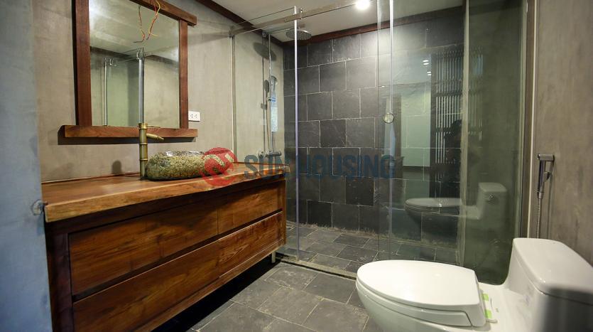 Apartment in Tay Ho 135 sqm Rustic style with natural items