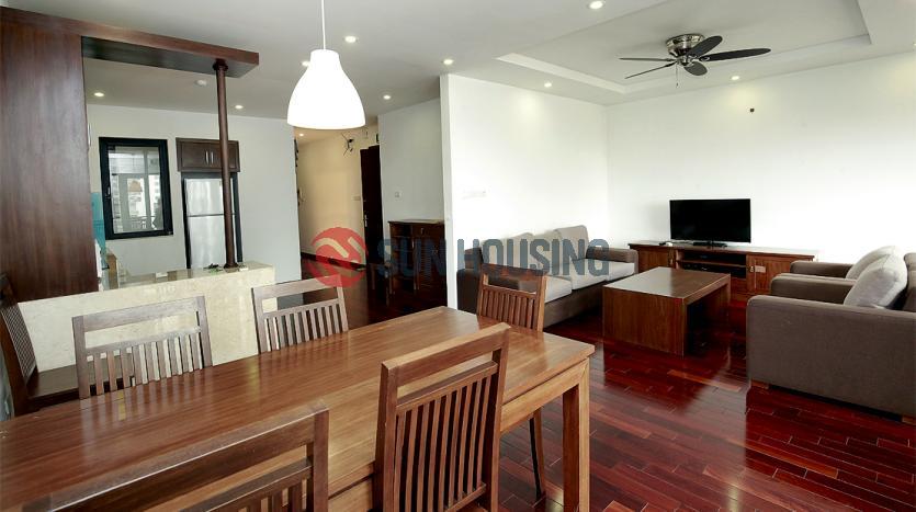 Apartment in Tay Ho 110 sqm with open kitchen and balcony