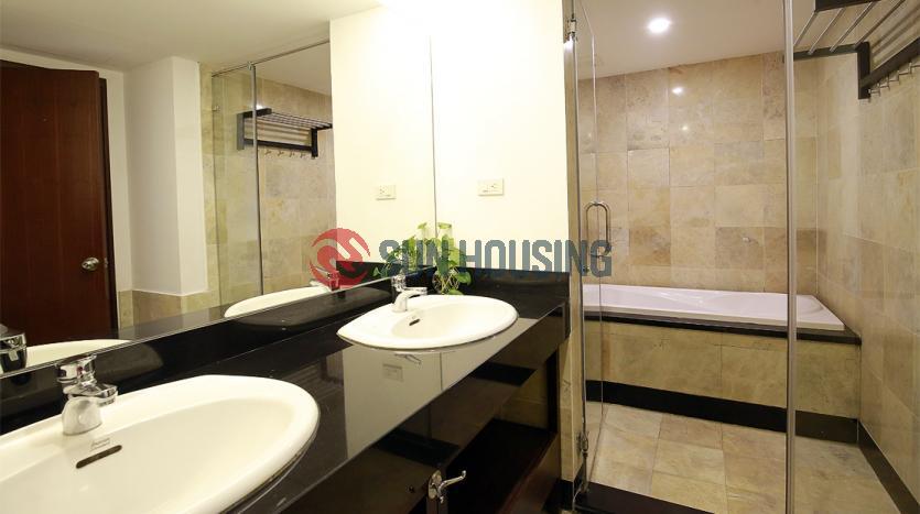 Extremely beautiful three bedroom apartment face to the Westlake Hanoi