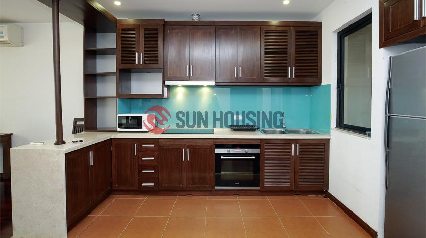 Apartment in Tay Ho 110 sqm with open kitchen and balcony