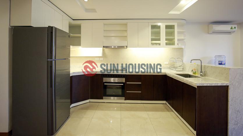 Extremely beautiful three bedroom apartment face to the Westlake Hanoi