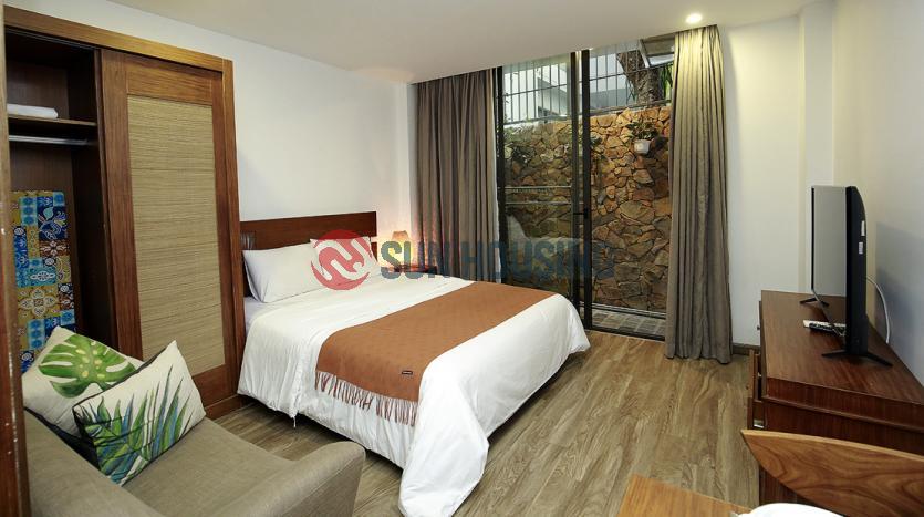 Studio serviced apartment in Tay Ho with full of furniture