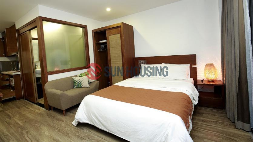 Studio serviced apartment in Tay Ho with full of furniture