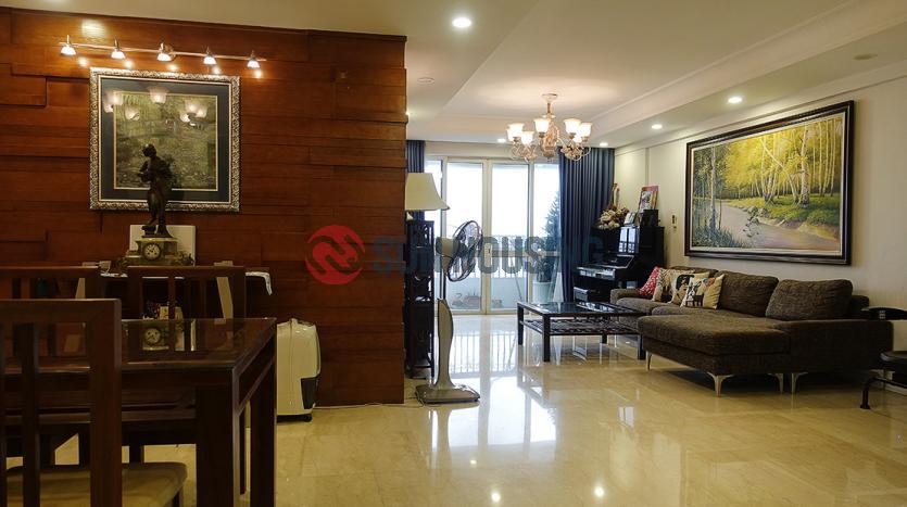 04-bedroom apartment Ciputra Hanoi for rent with balcony