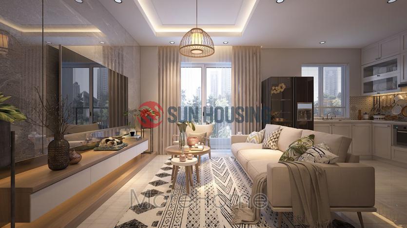 Low floor 2-bedroom apartment for rent in Ciputra Hanoi