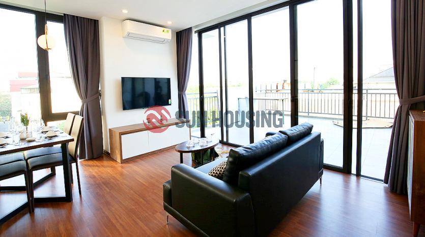 5F 02 br serviced apartment Westlake Hanoi with sunbathing lounges