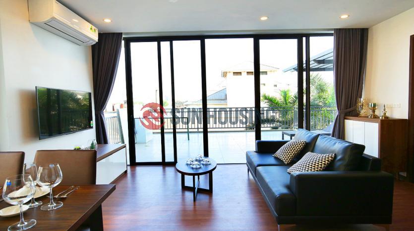 5F 02 br serviced apartment Westlake Hanoi with sunbathing lounges