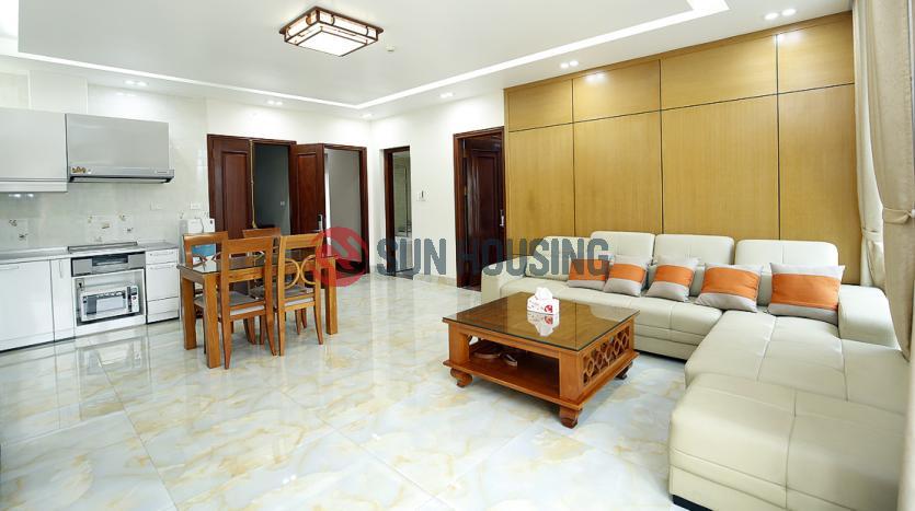 Large balcony apartment for rent in Tay Ho Hanoi, 2 bedrooms